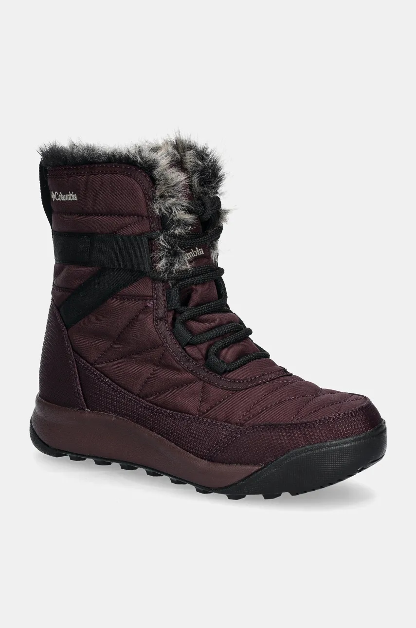 Columbia cizme de iarna MINX SHORTY culoarea bordo, 2079181 Columbia cizme de iarna MINX SHORTY culoarea bordo, 2079181