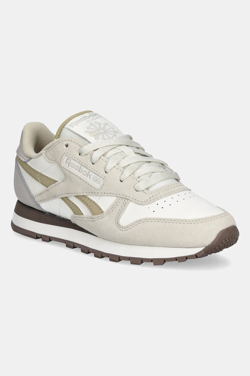 Reebok Classic sneakers din piele Classic Leather culoarea gri, 100201186 Reebok Classic sneakers din piele Classic Leather culoarea gri, 100201186
