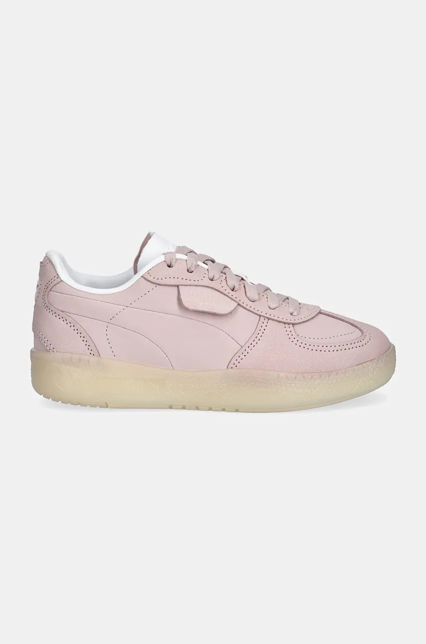 Замшевые кроссовки Puma Palermo Moda Elevated Wns цвет розовый 398527 Замшевые кроссовки Puma Palermo Moda Elevated Wns цвет розовый 398527