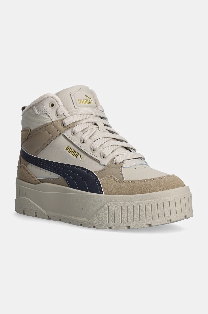 Puma sneakers Karmen II Idol Mid WTR culoarea bej, 397464
