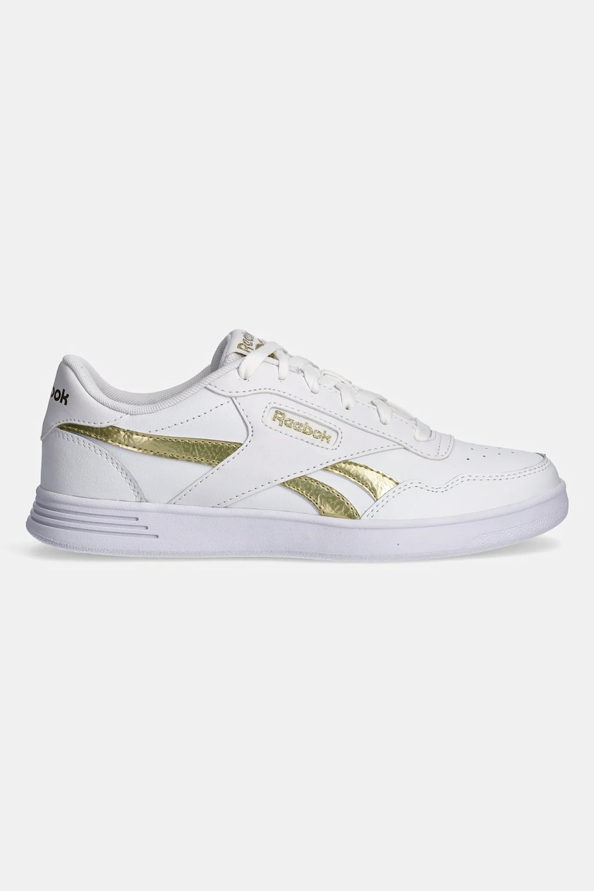 Кожаные кроссовки Reebok Classic REEBOK COURT ADVANCE цвет белый 100202590 Кожаные кроссовки Reebok Classic REEBOK COURT ADVANCE цвет белый 100202590