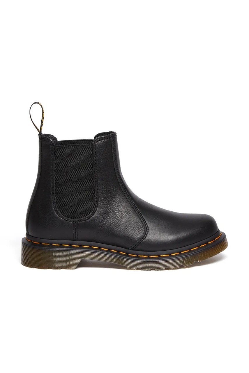 Levně Kožené kotníkové boty Dr. Martens 2976 dámské, hnědá barva, na plochém podpatku, DM30698001