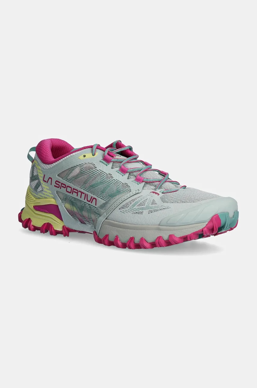LA Sportiva pantofi Bushido III femei, culoarea verde, 56T913411 LA Sportiva pantofi Bushido III femei, culoarea verde, 56T913411