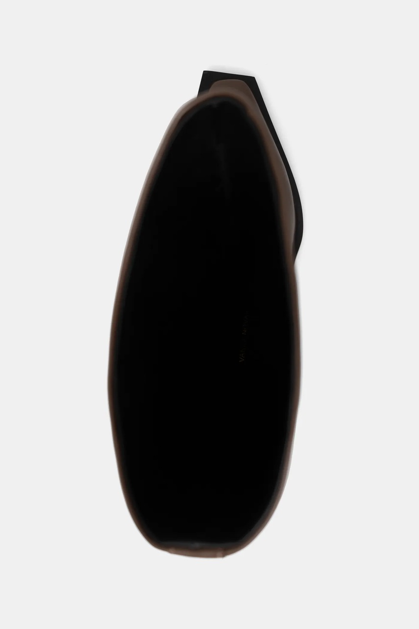 Δερμάτινες μπότες Vanda Novak Giselle γυναικείες, χρώμα: καφέ φωτογραφία