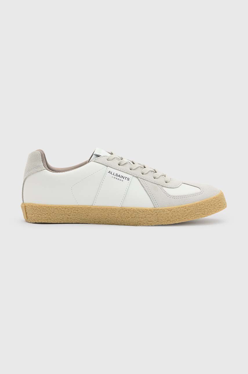 AllSaints sneakers din piele Jaimee Sneaker culoarea alb, W069FB