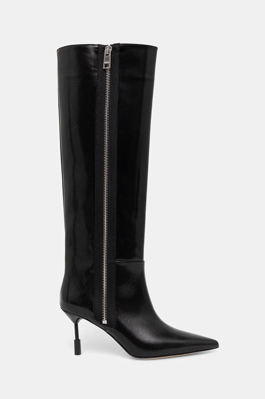 Сапоги MSGM женские цвет чёрный на шпильке 3742MDS950