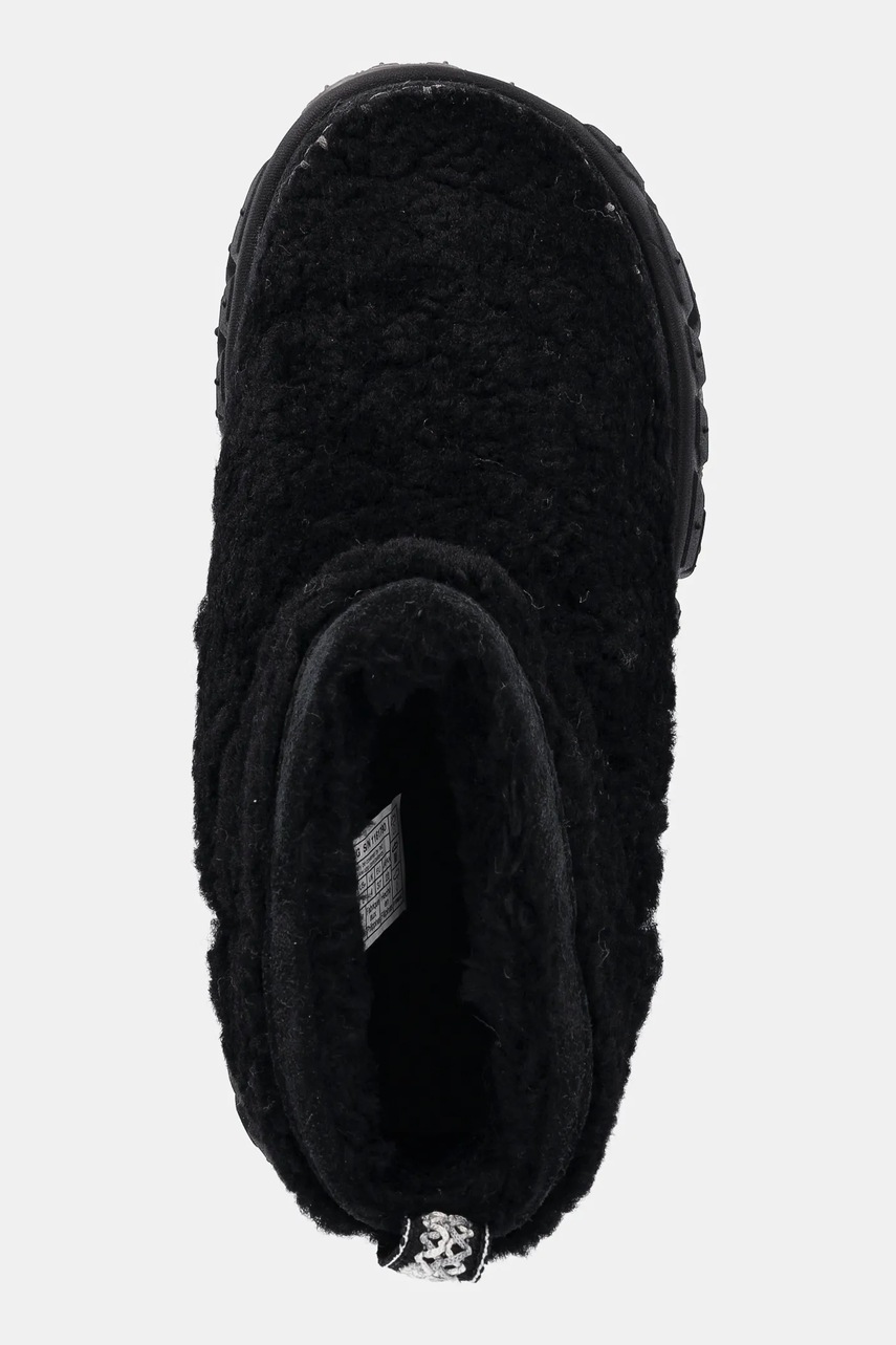 Замшеві чоботи UGG Venture Daze Ultra Mini Cozy Boot колір чорний 1161790-BLK 