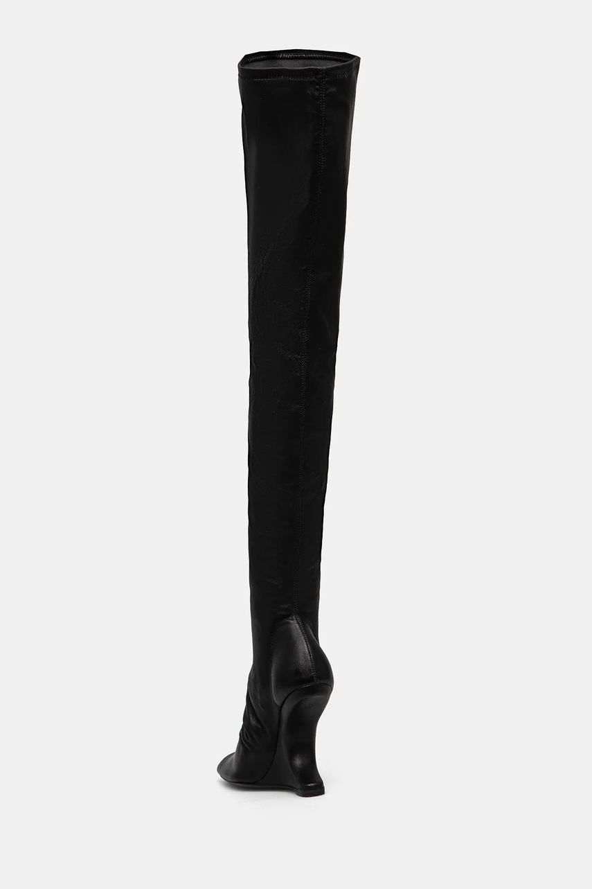 Rick Owens Lilies csizma CANTILEVER 11 fekete, női, éksarkú, LI02D5801LS termék 2. képe