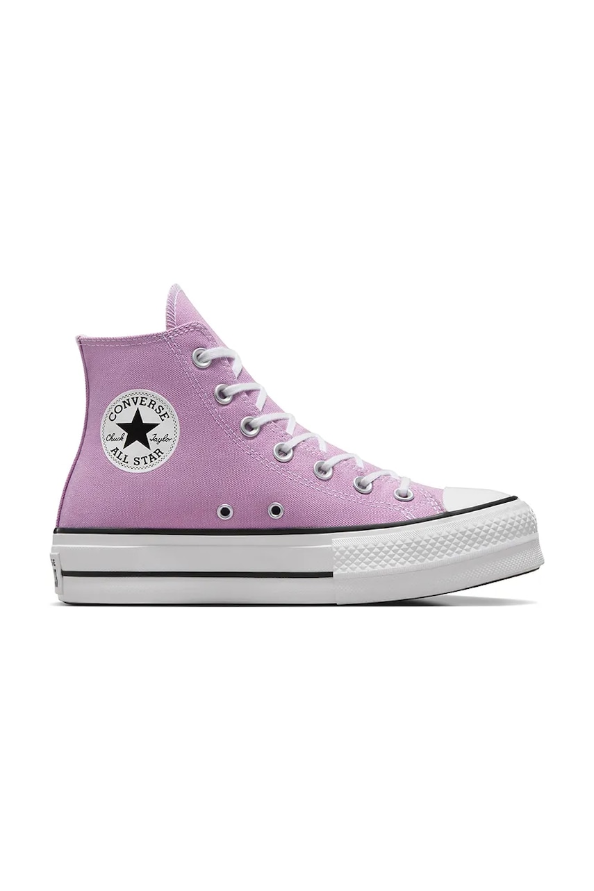 Converse tenisi Chuck Taylor All Star Lift femei, culoarea roz, A09392C