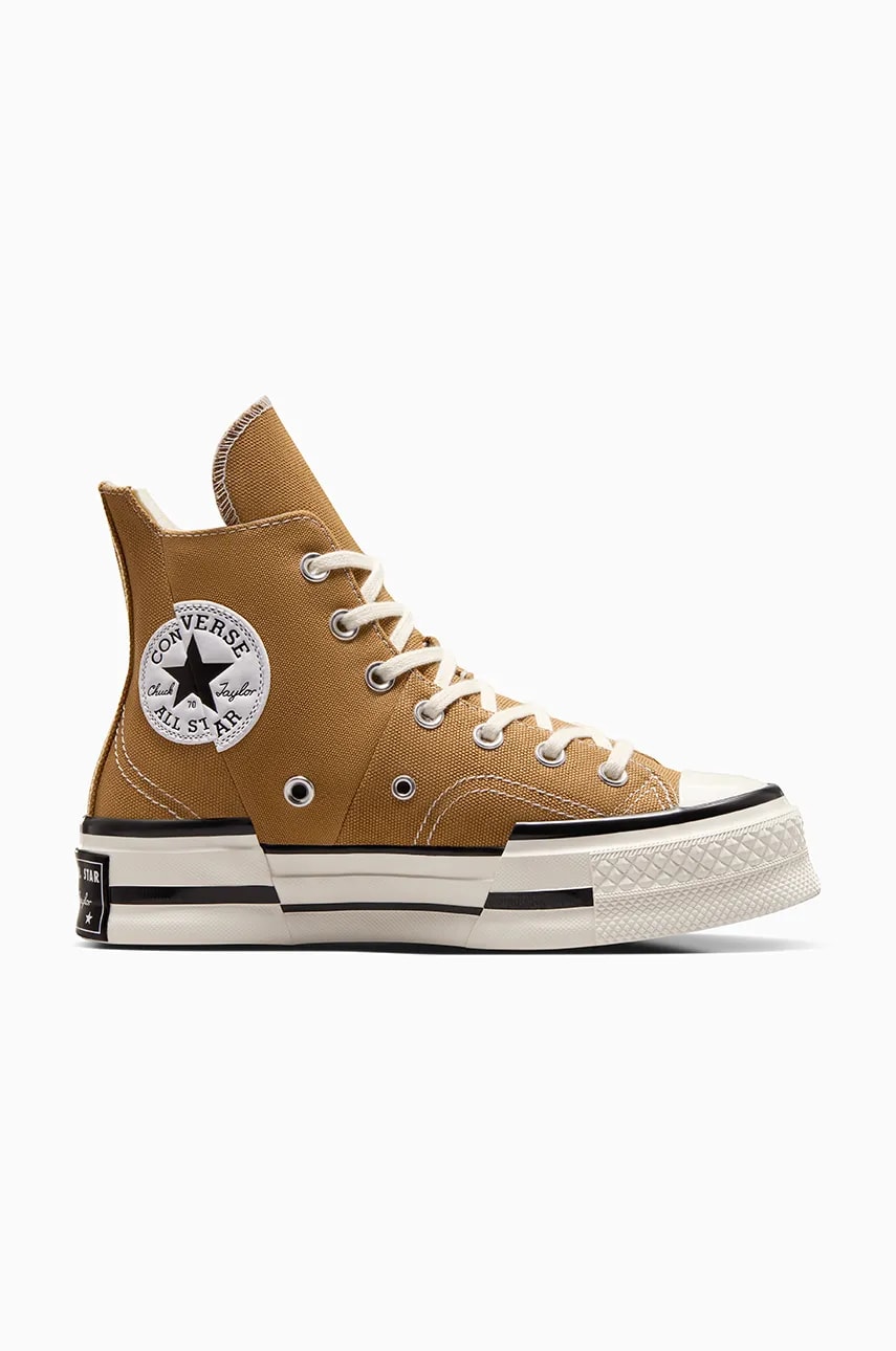 Converse tenisi Chuck 70 Plus femei, culoarea maro, A12321C Converse tenisi Chuck 70 Plus femei, culoarea maro, A12321C