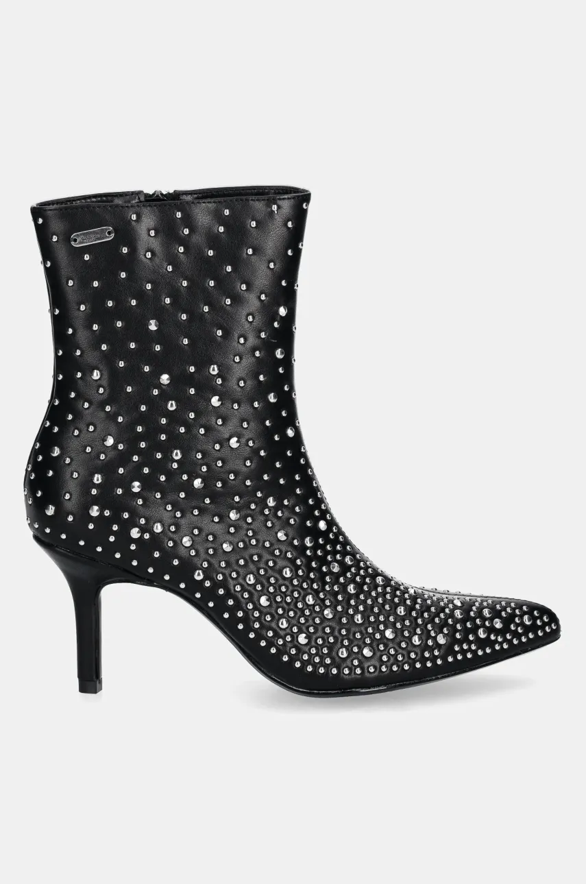 Полусапожки Pepe Jeans PRISTINA SHINY женские цвет чёрный на шпильке PLS50570 Полусапожки Pepe Jeans PRISTINA SHINY женские цвет чёрный на шпильке PLS50570