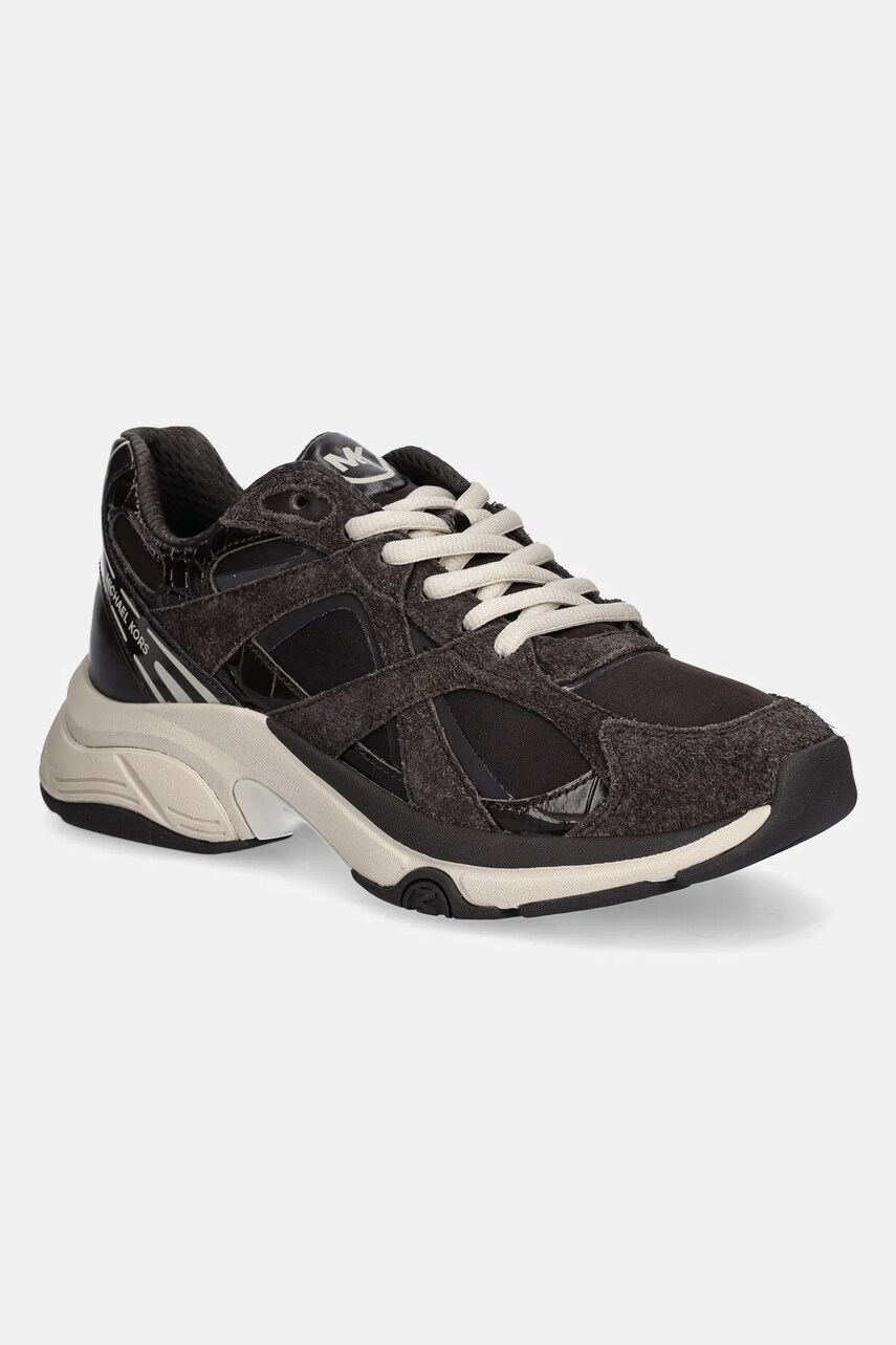 MICHAEL Michael Kors sneakers Leo culoarea maro, 43F4LEFS1S.251