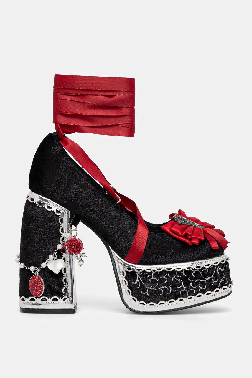 Туфли Koi Footwear x Twilight The Cold Ones цвет чёрный каблук кирпичик DBP78 Туфли Koi Footwear x Twilight The Cold Ones цвет чёрный каблук кирпичик DBP78