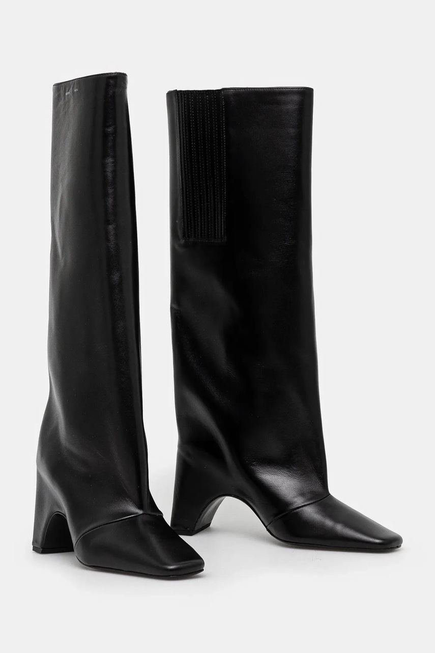 Coperni bőr csizma Bridge Boot fekete, női, magassarkú, COPSH03420C termék 2. képe