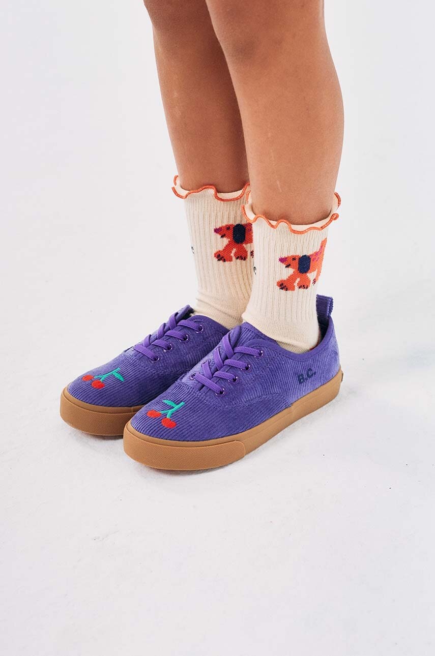 Bobo Choses tenisi copii Cherry culoarea violet, 224AI049 Bobo Choses tenisi copii Cherry culoarea violet, 224AI049