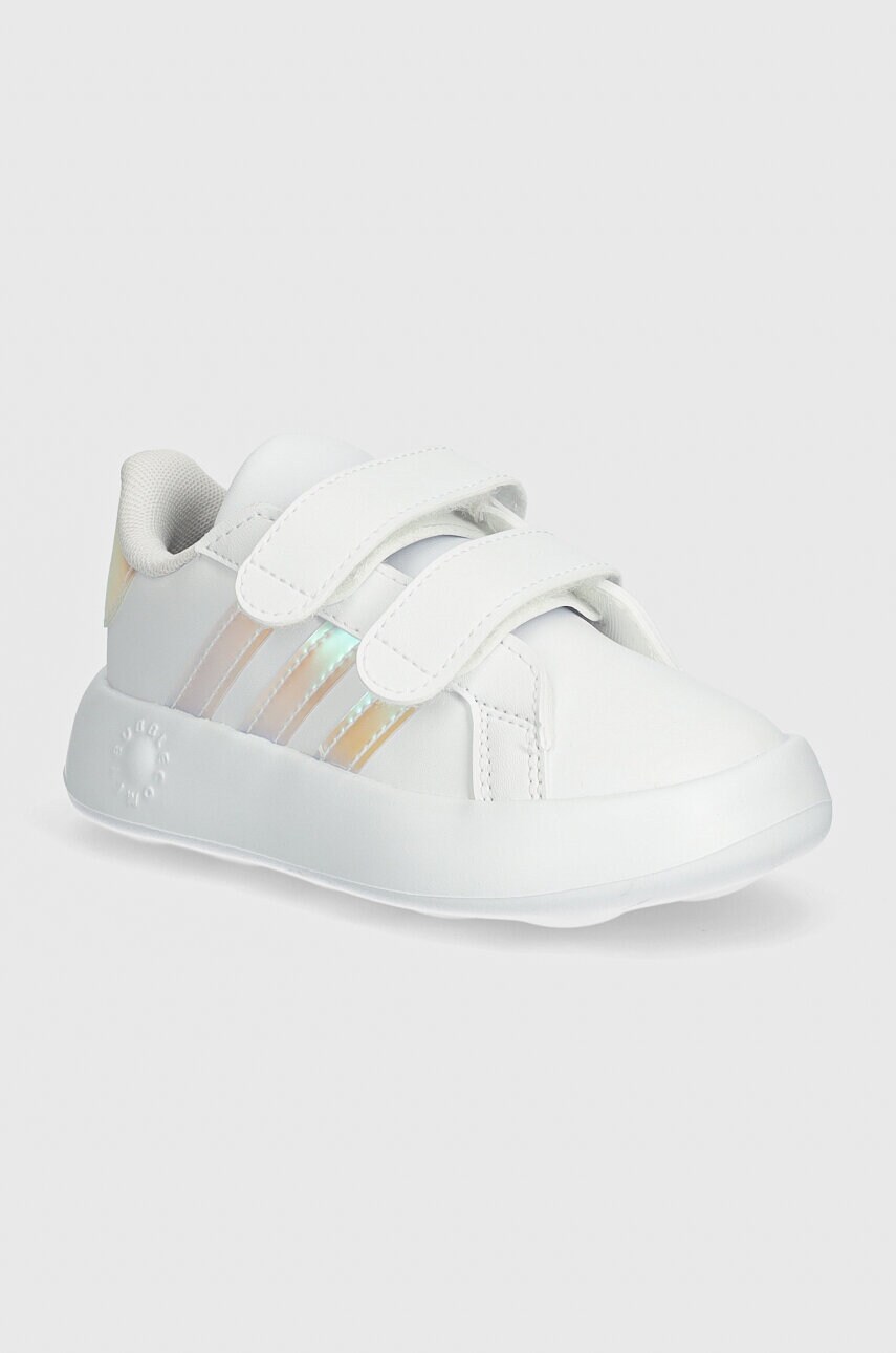 Levně Dětské sneakers boty adidas GRAND COURT 2.0 CF bílá barva, ID5265