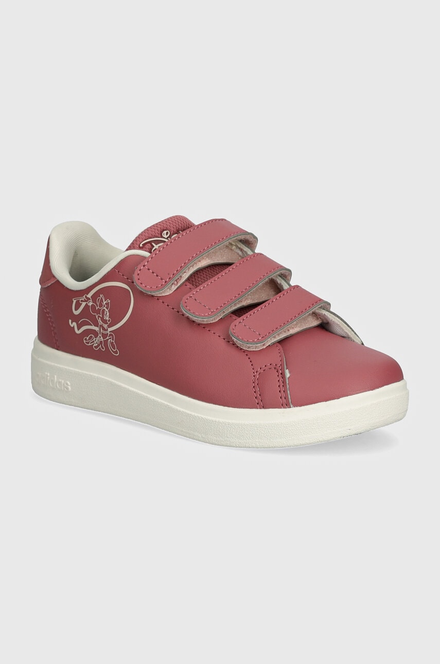 adidas sneakers pentru copii ADVANTAGE Minnie CF C culoarea roz, IF1746