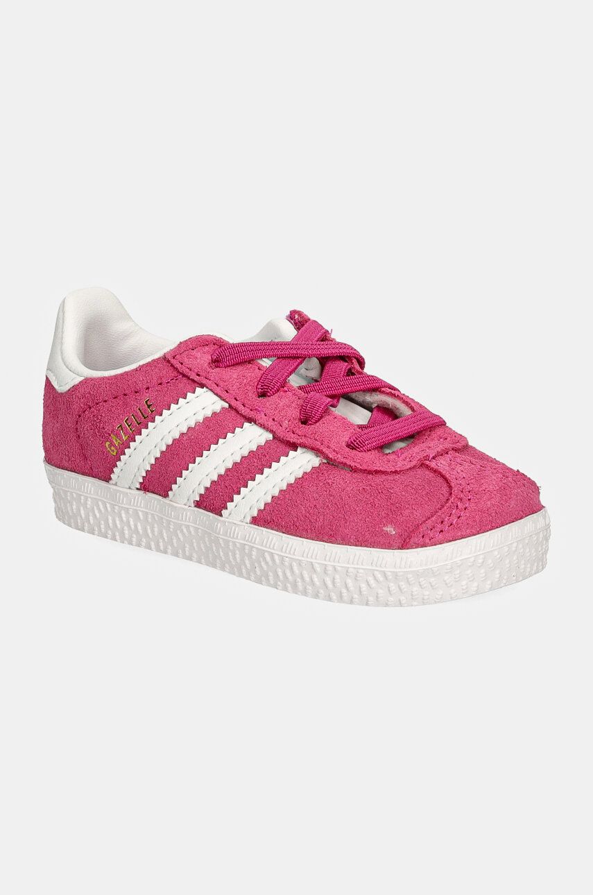 adidas Originals sneakers pentru copii GAZELLE CF EL culoarea violet, IH0359