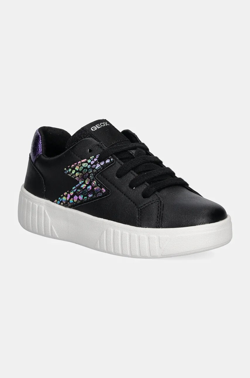 Geox sneakers pentru copii MIKIROSHI culoarea negru, J45DVA.0BCDH
