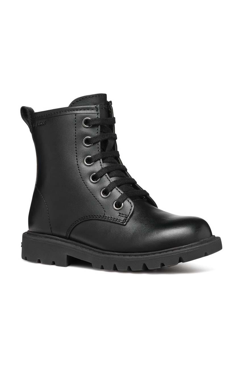 Geox bocanci copii SHAYLAX culoarea negru, J46EXD.00043