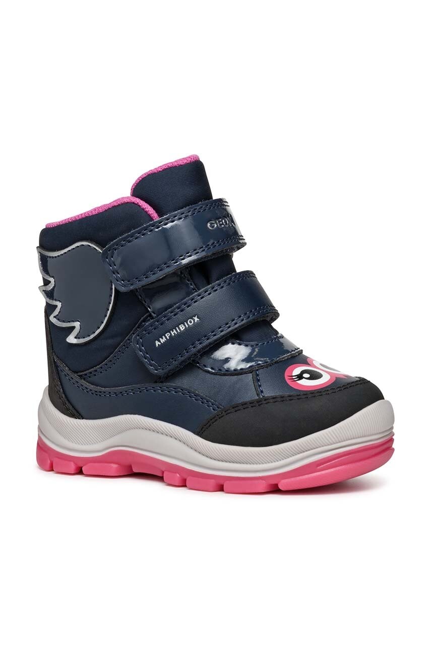 Geox cizme de iarna pentru copii FLANFIL ABX culoarea albastru marin, B463WA.054FU Geox cizme de iarna pentru copii FLANFIL ABX culoarea albastru marin, B463WA.054FU