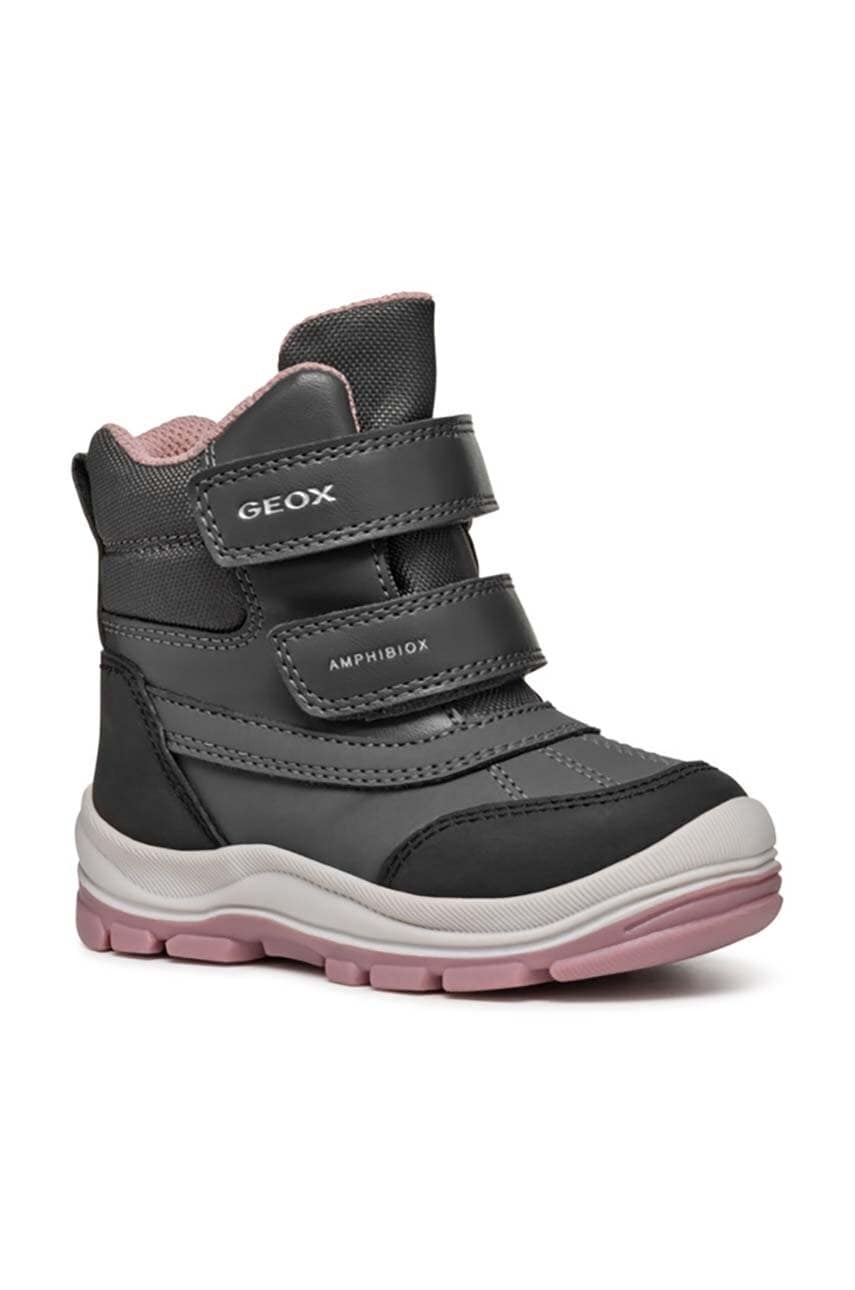 Geox cizme de iarna copii FLANFIL ABX culoarea negru, B463WD.050FU