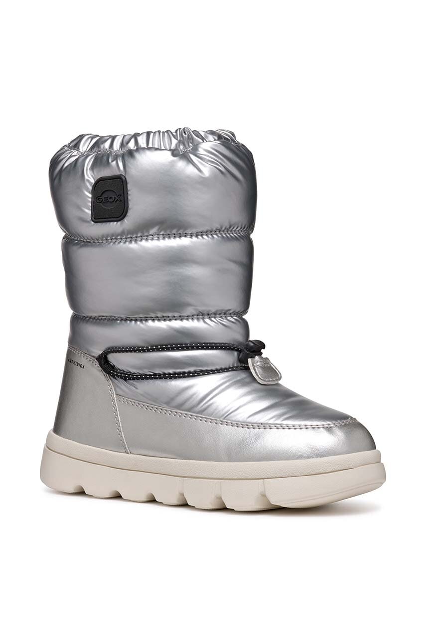 Geox cizme de iarna copii WILLABOOM culoarea argintiu, J46HWB.0LVNF