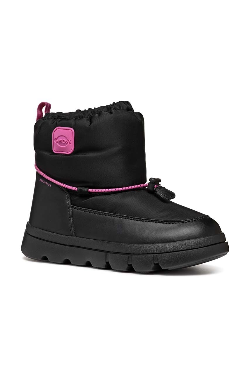 Geox cizme de iarna pentru copii WILLABOOM culoarea negru, J46HWE.0FU54 Geox cizme de iarna pentru copii WILLABOOM culoarea negru, J46HWE.0FU54
