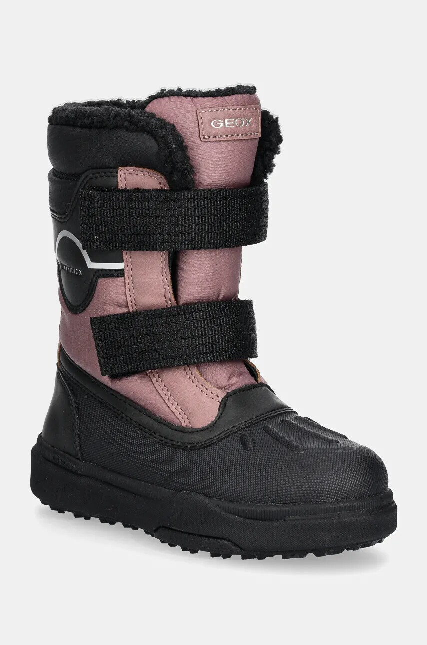 Geox cizme de iarna pentru copii JUNSHEE PG culoarea negru, J46HSA.0MEFU