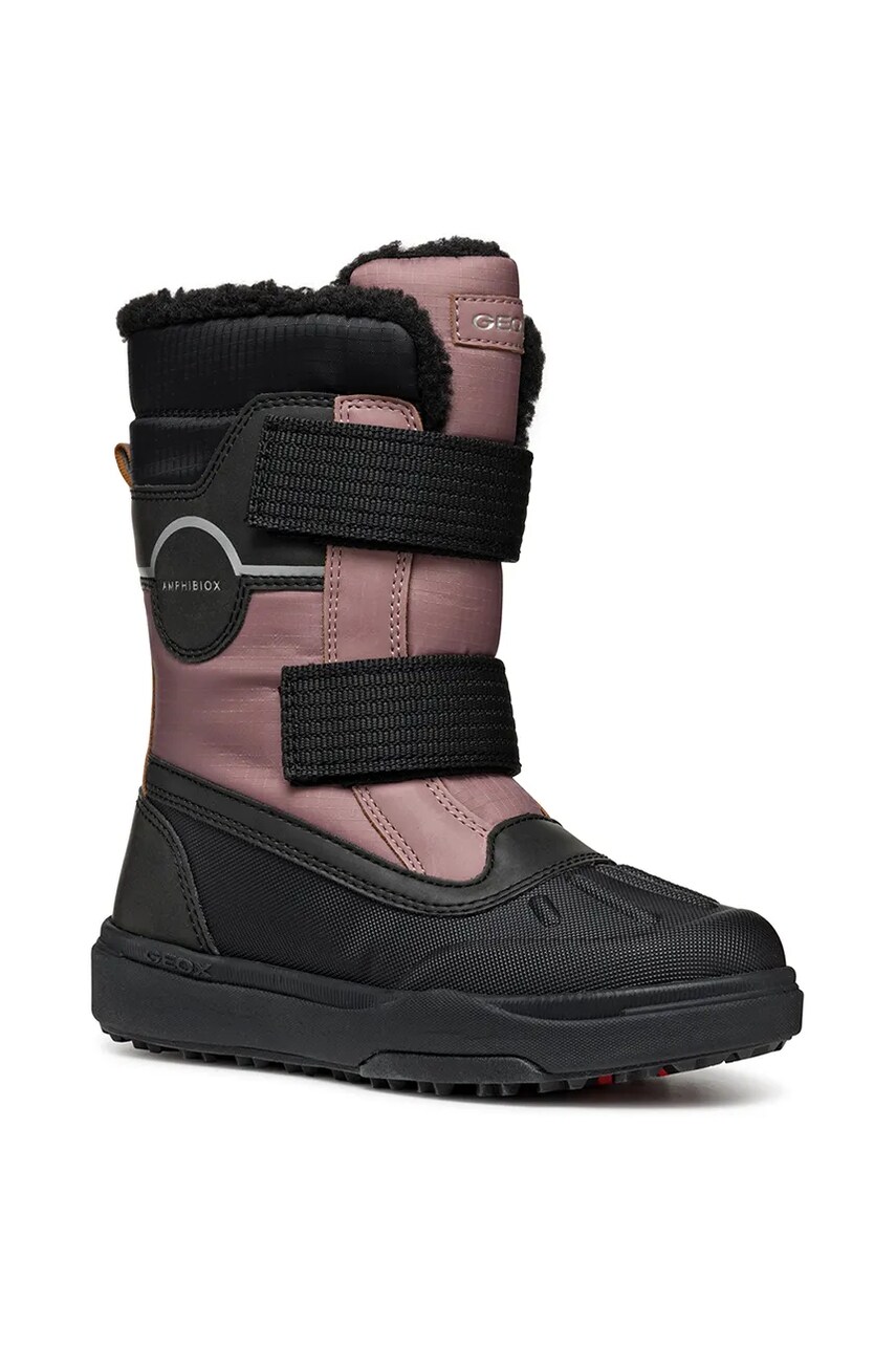 Geox cizme de iarna pentru copii JUNSHEE PG culoarea roz, J46HSA.0MEFU