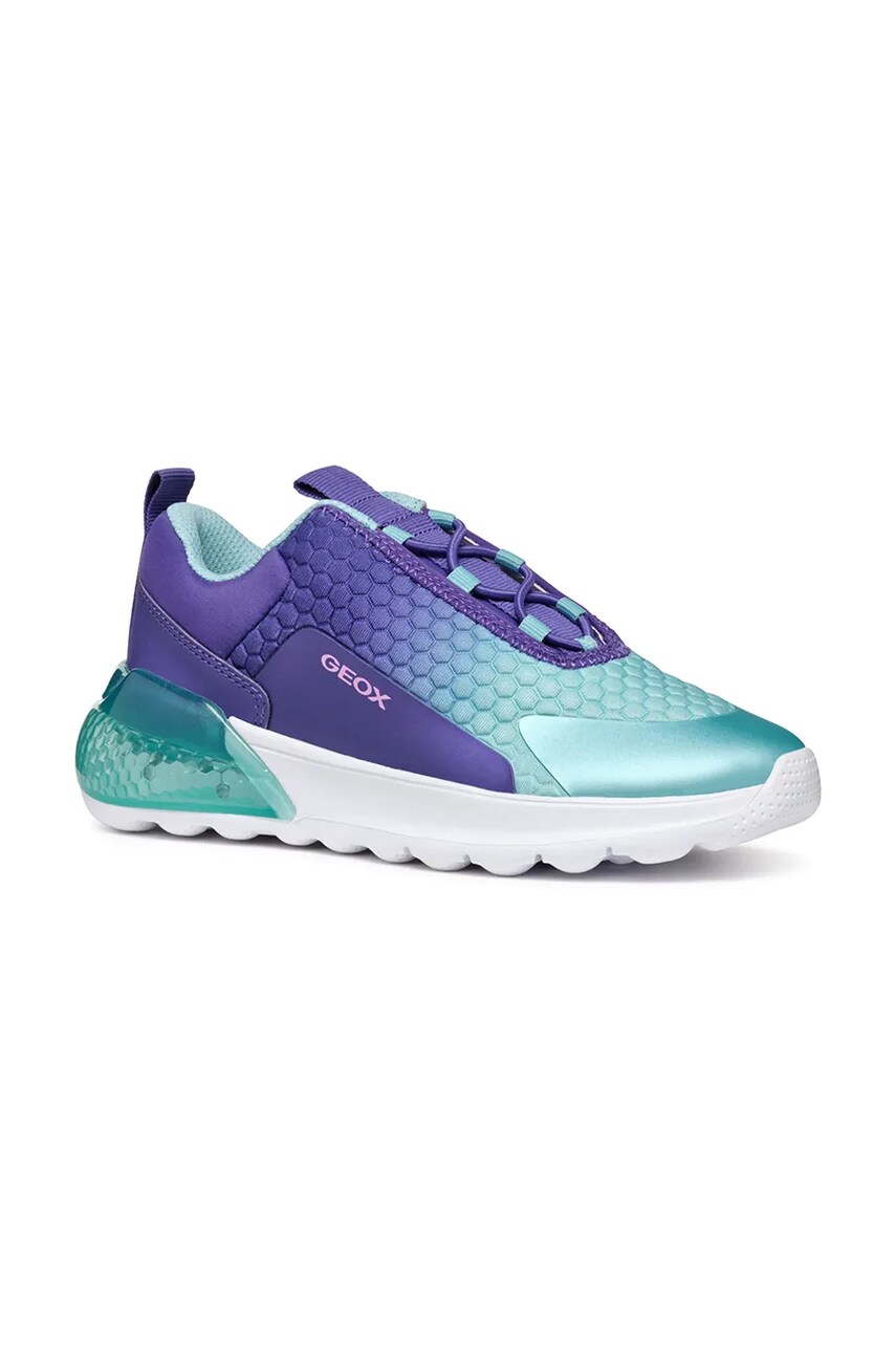 Geox sneakers pentru copii ACTIVART ILLUMINUS culoarea violet, J46LZA.0EE9J