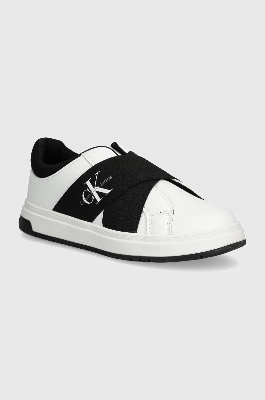 

Детски маратонки Calvin Klein Jeans в бяло V3X9-81056, Бял