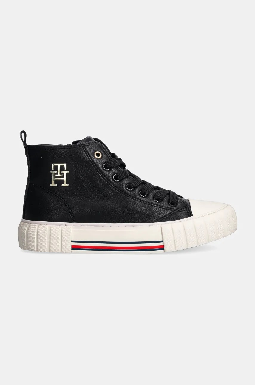 Детские кеды Tommy Hilfiger цвет чёрный T3A9-33544 в Полтаве Детские кеды Tommy Hilfiger цвет чёрный T3A9-33544 в Полтаве