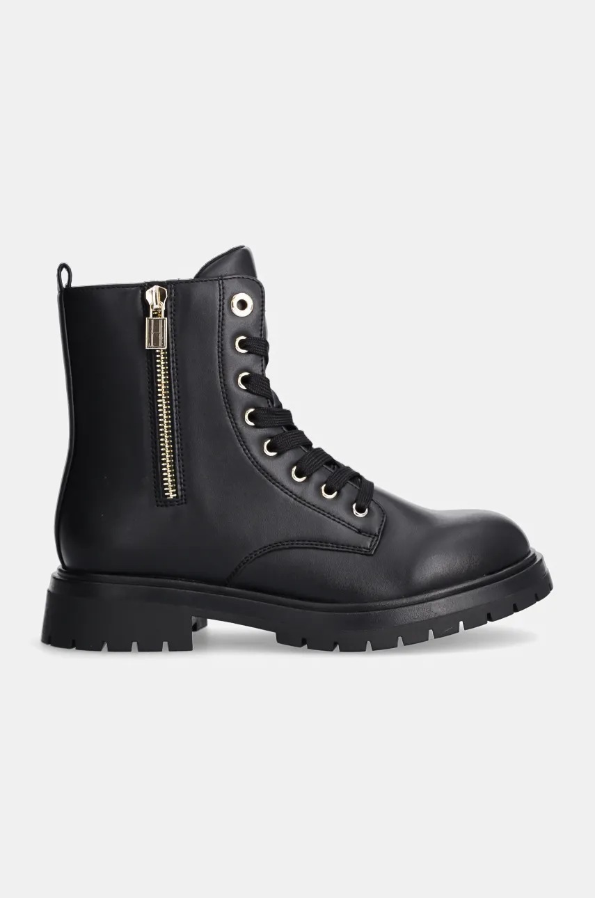 Детские ботинки Tommy Hilfiger цвет чёрный  T3A5-33567