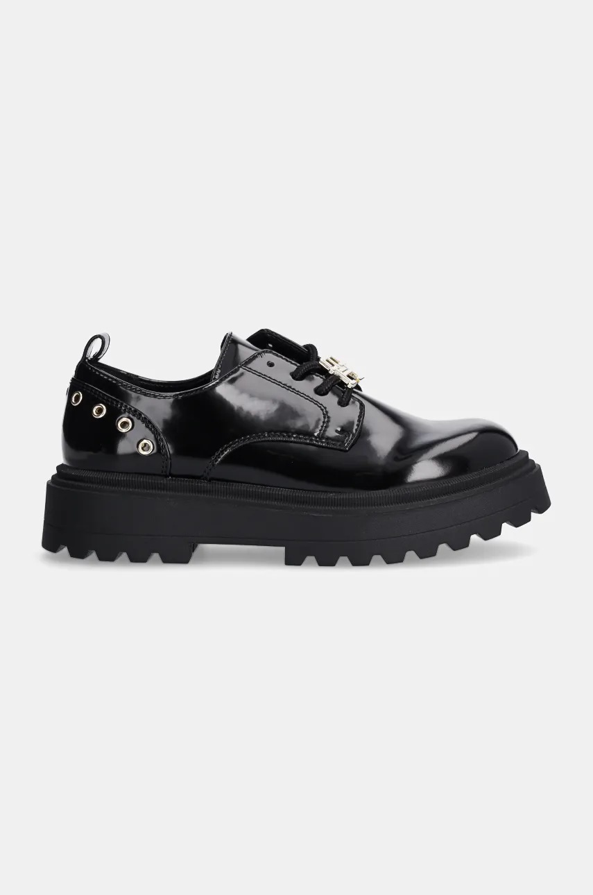 Детские полуботинки Tommy Hilfiger цвет чёрный T3A4-33577