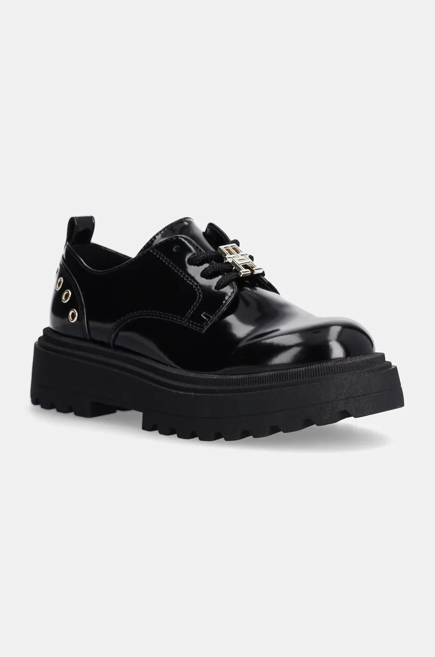 

Детски половинки обувки Tommy Hilfiger в черно T3A4-33577, Черен