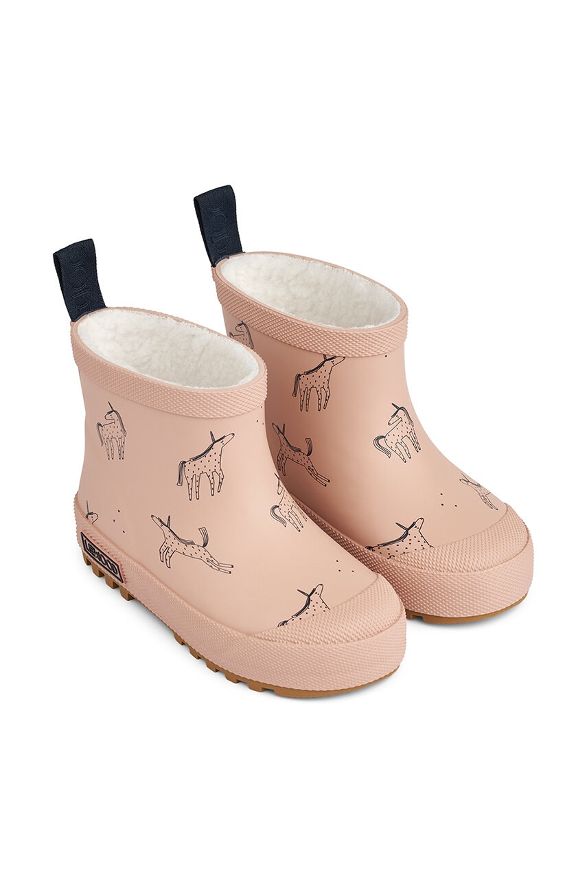 Liewood cizme copii Jesse Thermo Rainboot culoarea roz, LW13042 Liewood cizme copii Jesse Thermo Rainboot culoarea roz, LW13042