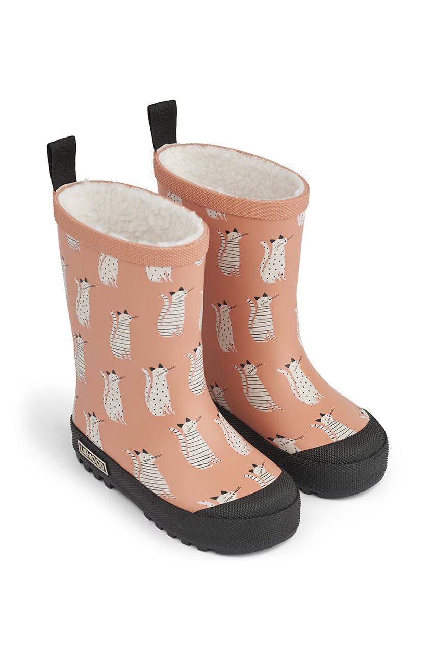 Liewood cizme copii Mason Thermo Rainboot culoarea roz, LW13043