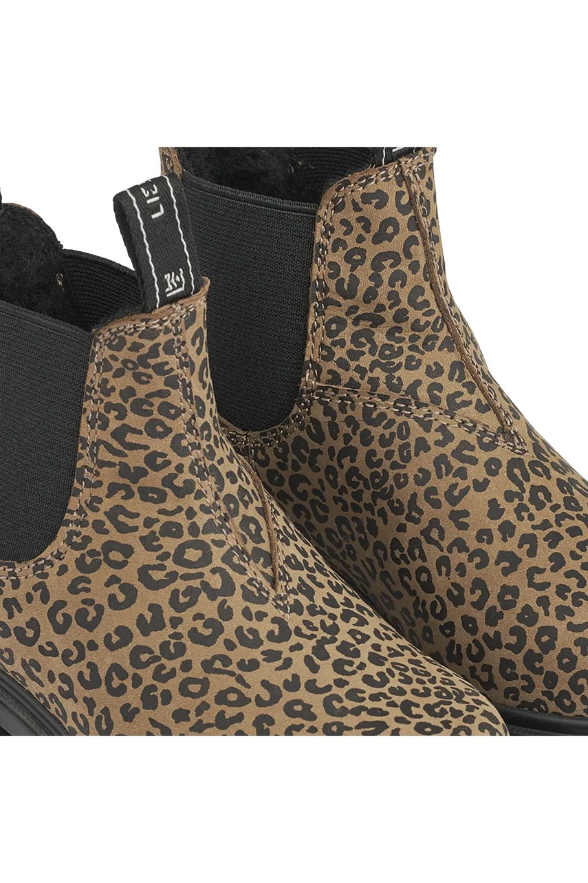 Детские ботинки Liewood Daria Leather Boot цвет зелёный  LW19371
