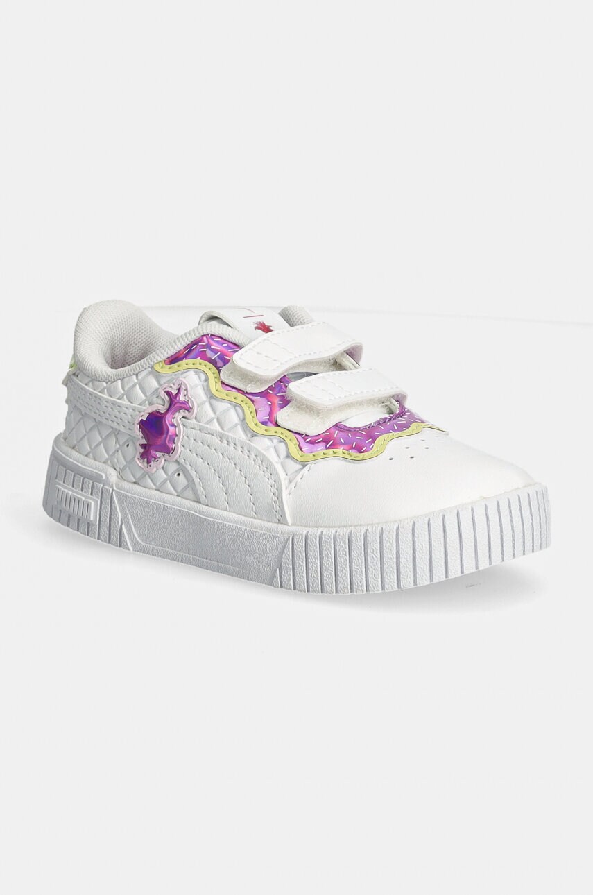 Puma sneakers pentru copii Carina 2.0 Trolls 2 culoarea alb, 398906