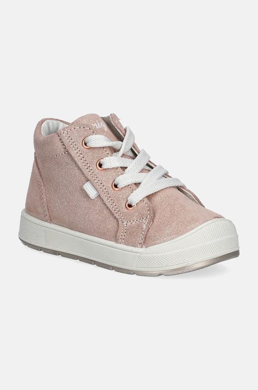 Primigi pantofi din piele intoarsa pentru copii culoarea roz, PQU 68518 Primigi pantofi din piele intoarsa pentru copii culoarea roz, PQU 68518