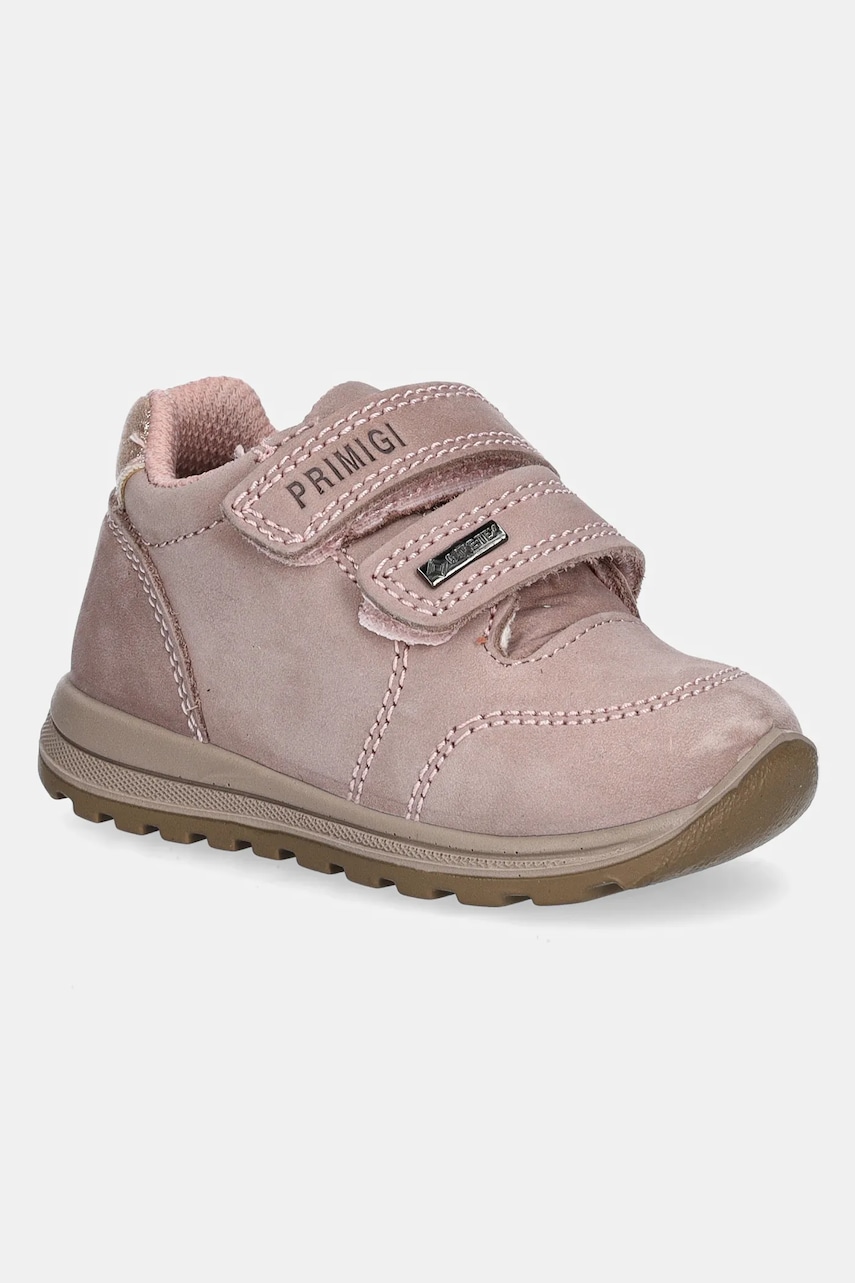 Primigi sneakers de piele întoarsă pentru copii culoarea roz, PTIGT 68556 Primigi sneakers de piele întoarsă pentru copii culoarea roz, PTIGT 68556