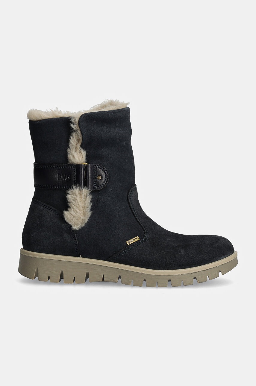 Дитячі замшеві зимові черевики Primigi колір синій PROGT 68724