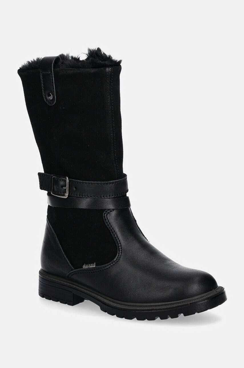 Primigi ghete de iarna pentru copii din piele culoarea negru, PHRGT 68746