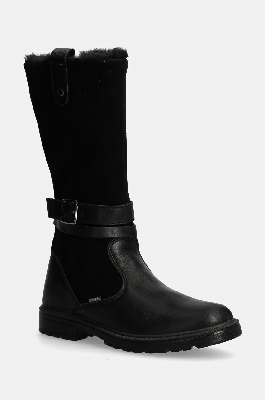 Primigi ghete din piele pentru copii culoarea negru, PHRGT 68746 Primigi ghete din piele pentru copii culoarea negru, PHRGT 68746
