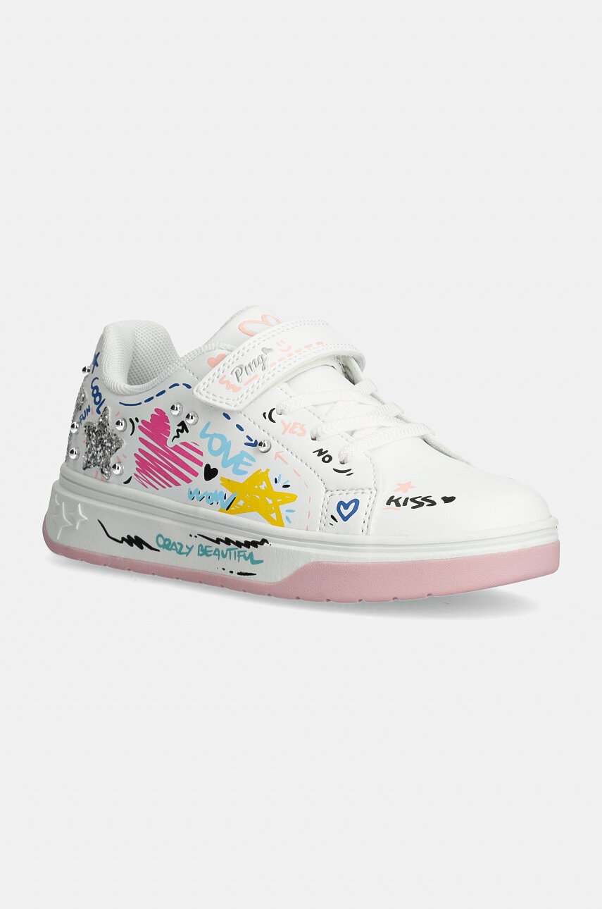 Primigi sneakers pentru copii culoarea alb, PAM 69723 Primigi sneakers pentru copii culoarea alb, PAM 69723