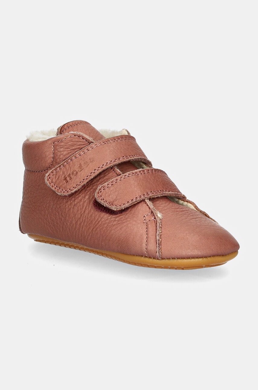 

Бебешки обувки Froddo PREWALKERS FURRY в розово G1130013, Розов
