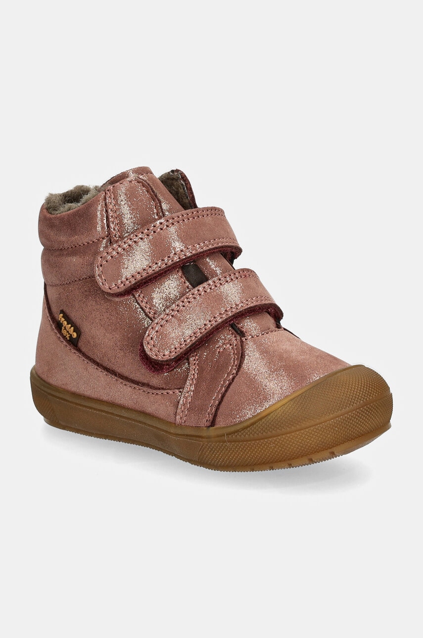 Froddo ghete de iarna pentru copii din piele OLLIE WOOL TEX culoarea roz, G2110138 Froddo ghete de iarna pentru copii din piele OLLIE WOOL TEX culoarea roz, G2110138