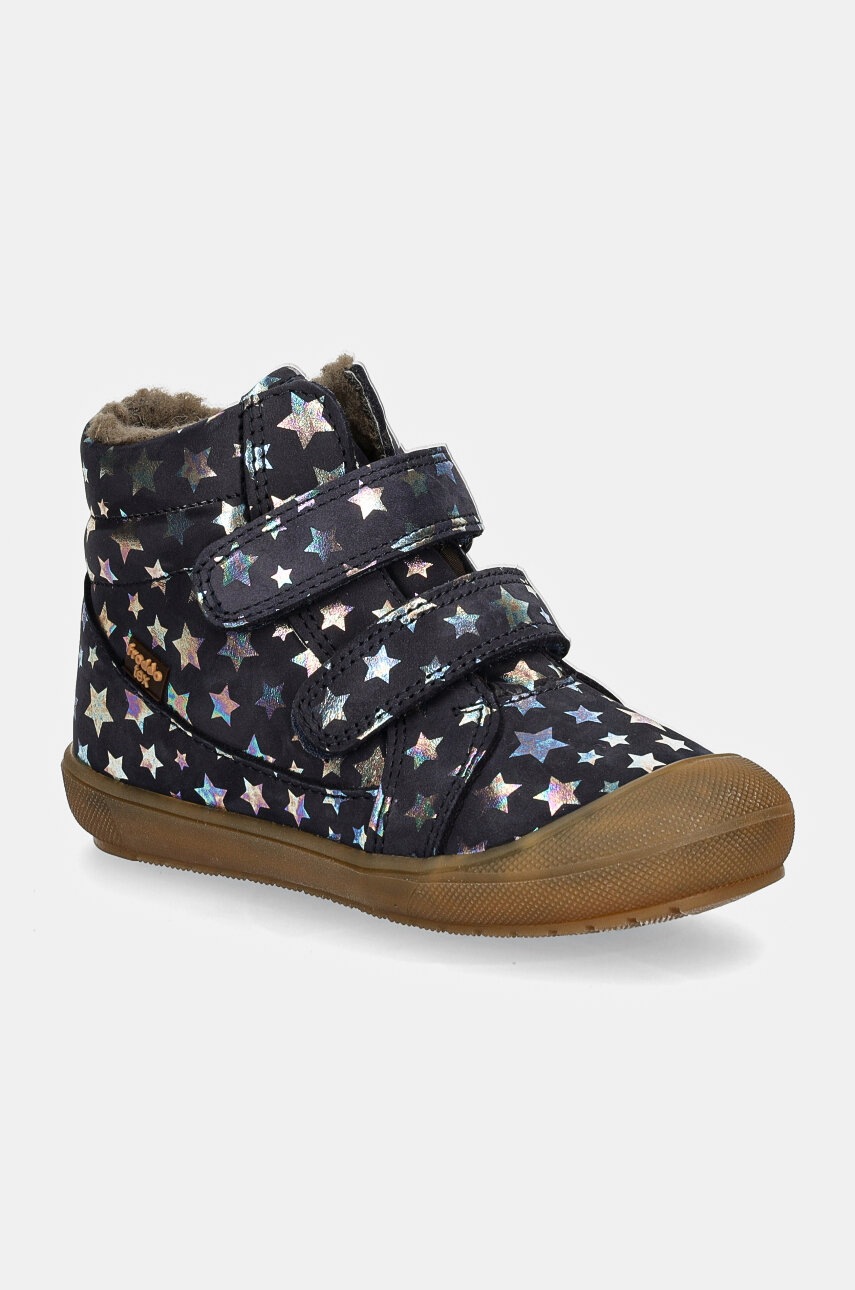 

Детски кожени зимни обувки Froddo OLLIE WOOL TEX в тъмносиньо G2110138, Тъмносин