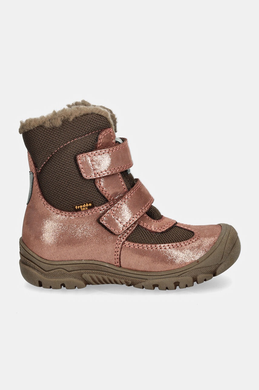 Детские зимние сапоги Froddo LINZ WOOL TEX HIGH цвет розовый G3160229